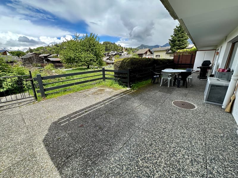 SAISON HIVER 2026-2027 appartement de 3 pièces avec terrasse à Vercorin (7)