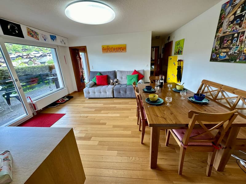 SAISON HIVER 2026-2027 appartement de 3 pièces avec terrasse à Vercorin (2)