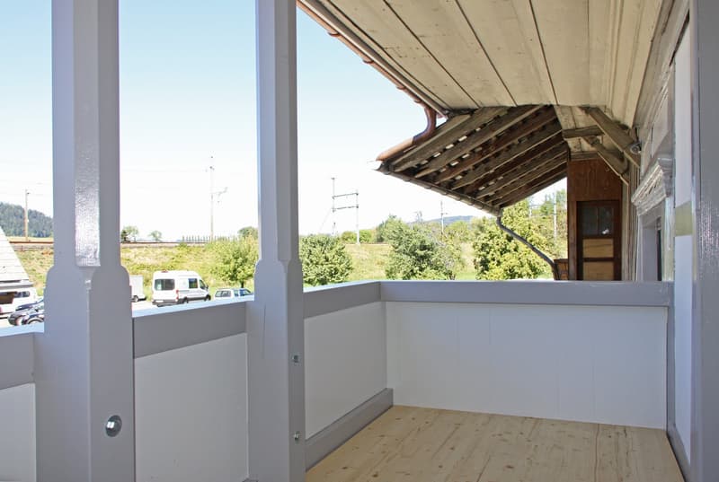 Balkon beim Schlafzimmer
