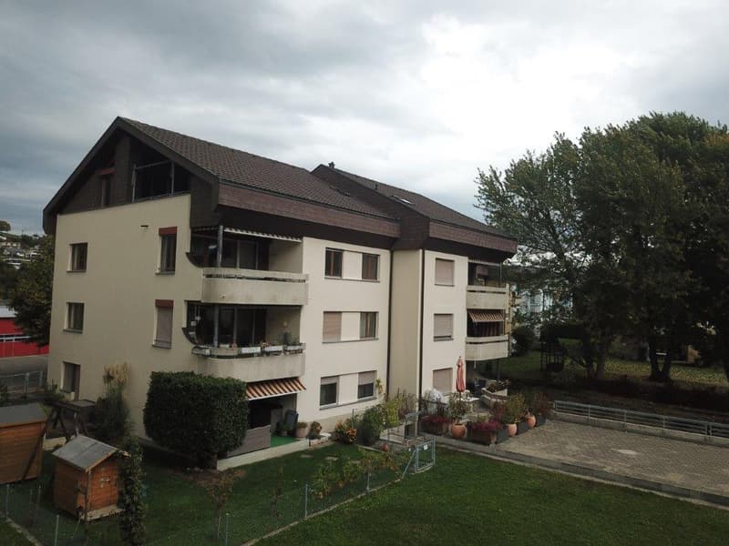2.5-Zimmer Dachwohnung mit gedeckter Loggia und Lift (2)