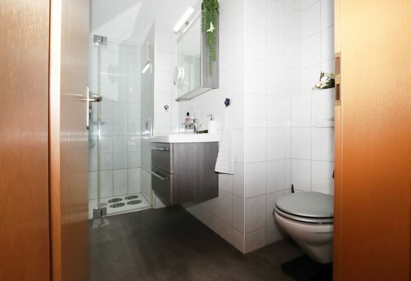 Bad mit WC, Dusche und Lavabo
