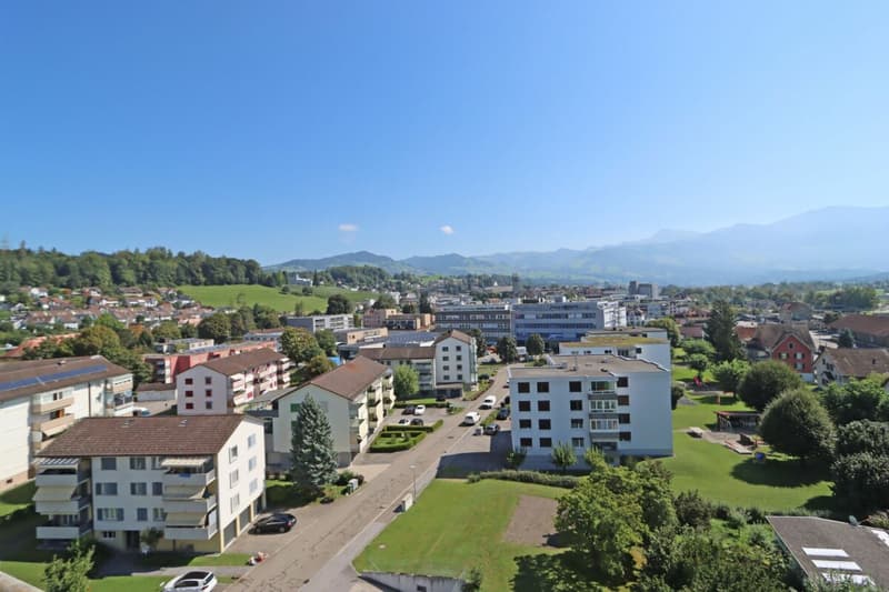 Ausblick Balkon