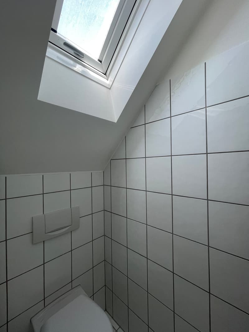 WC im Dachgeschoss