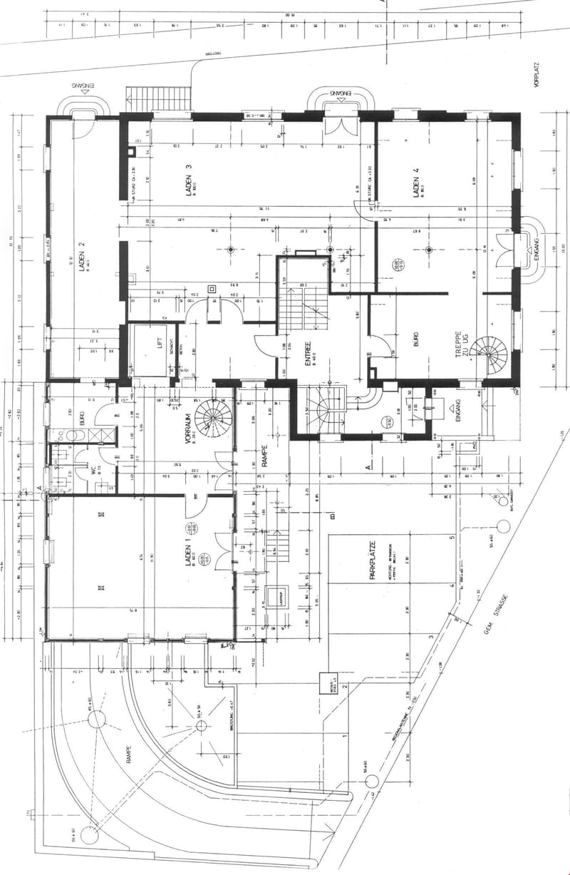 Grundrissplan Erdgeschoss