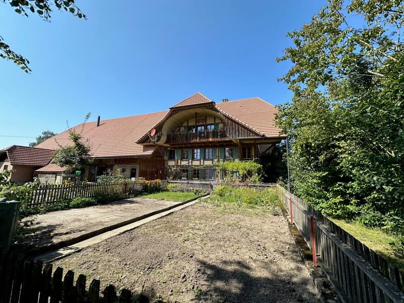 4-Zimmer Bauernhaus Whg. in Wierezwil/Gde. Rapperswil BE mit viel Wohnfläche und Charme! (2)