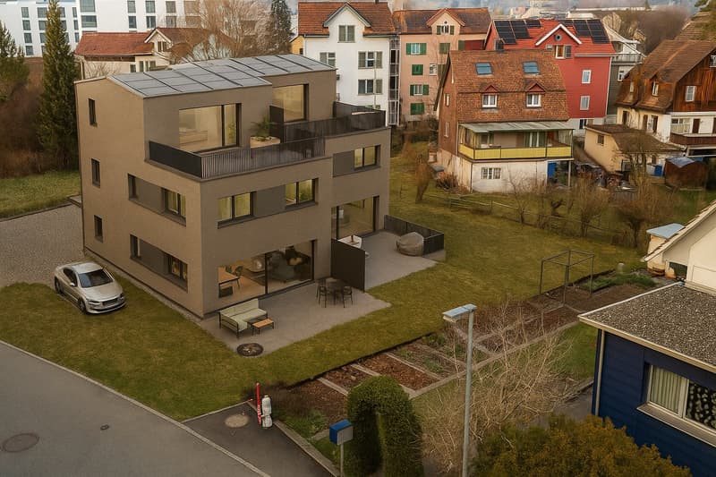 Neubau Haushälfte (Haus Bach) - Ihr neues Zuhause in ruhiger, zentraler Lage in Wald ZH (1)