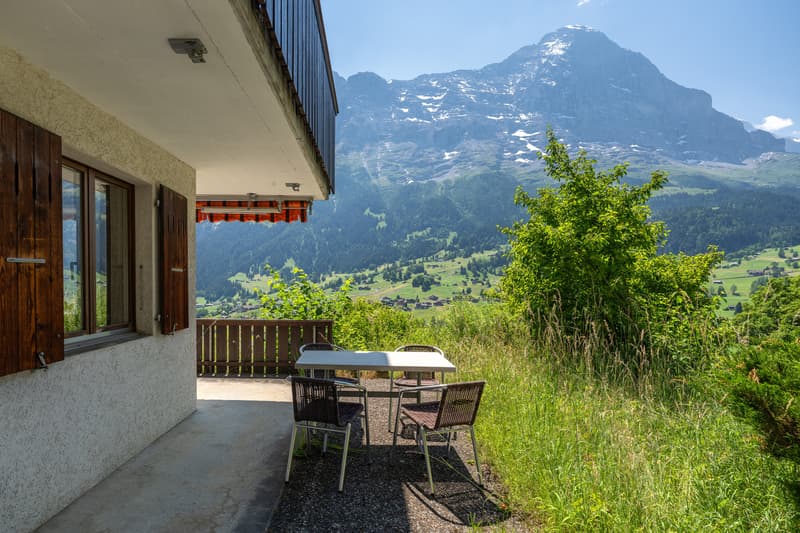 GARTENSITZPLATZ WESTSEIT | EIGERNORDWAND