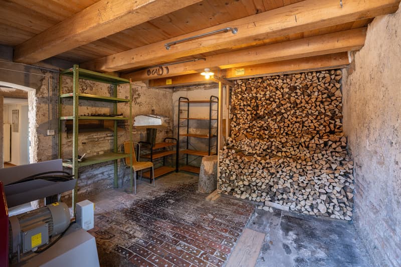 HOLZLAGER, EHEMALIGER STALL