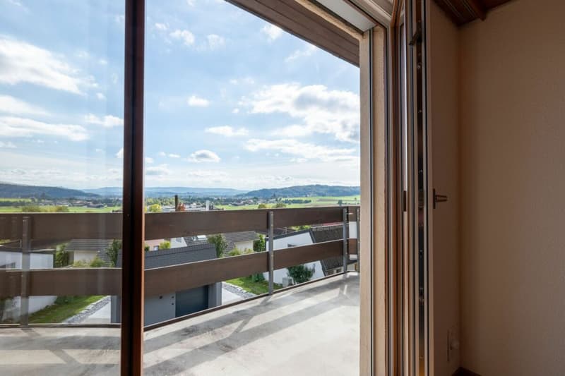 4.5 Zimmerwohnung mit Cheminée und Alpensicht (3)