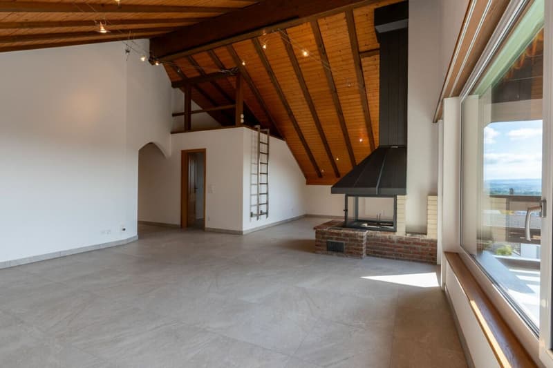 4.5 Zimmerwohnung mit Cheminée und Alpensicht (3)