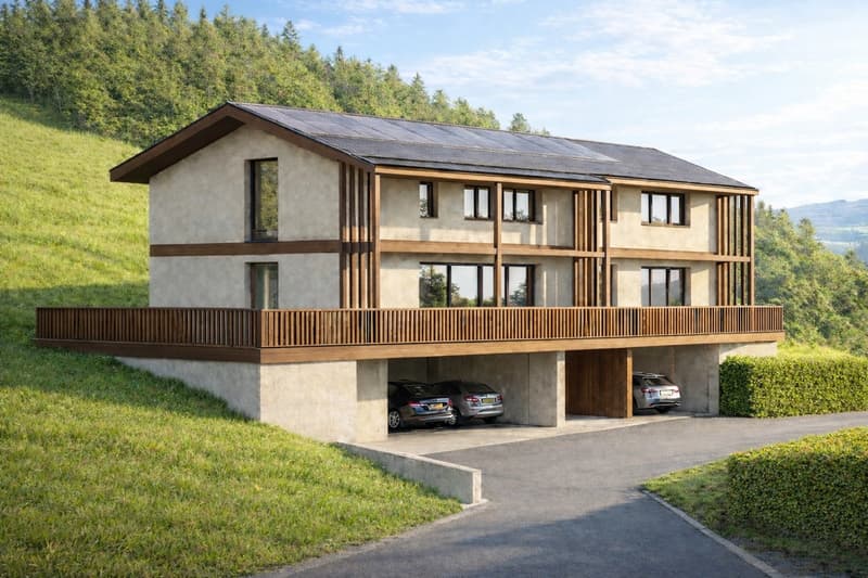 NOUVELLE PROMOTION - Maison mitoyenne moderne de 4.5 pièces à Sion (1)