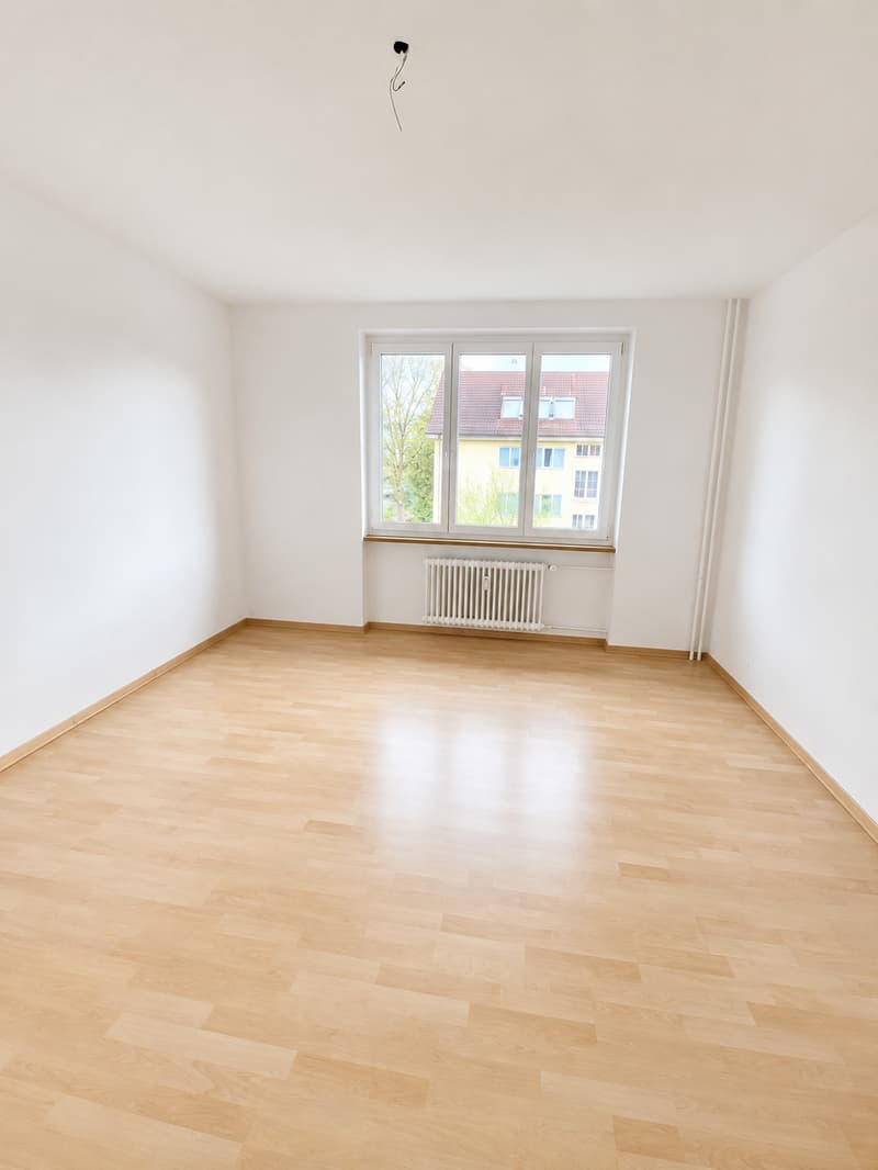 Zimmer südseitig, typgleich in allen Wohnungen