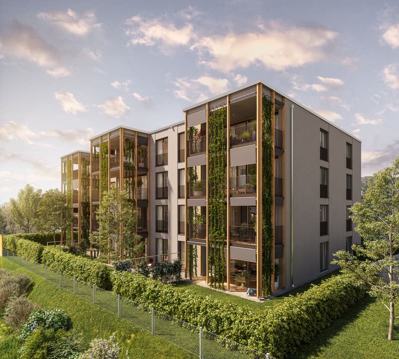 Moderne 4.5-Zi. Etagenwohnung mit gedecktem Sitzplatz und viel Sonne, zentrale Lage (5)