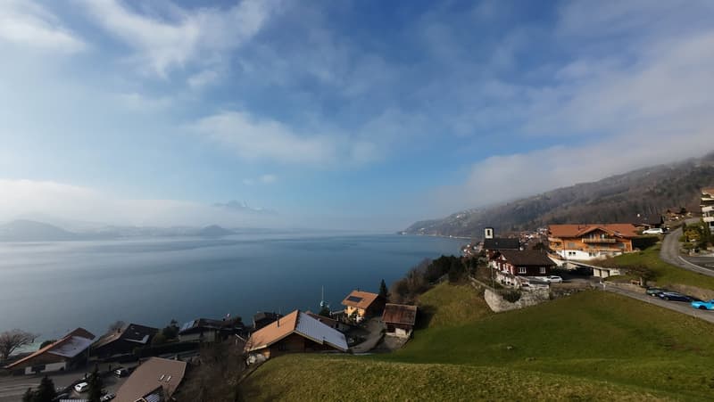 Mehrfamilienhaus mit atemberaubendem Bergblick in Merligen (17)