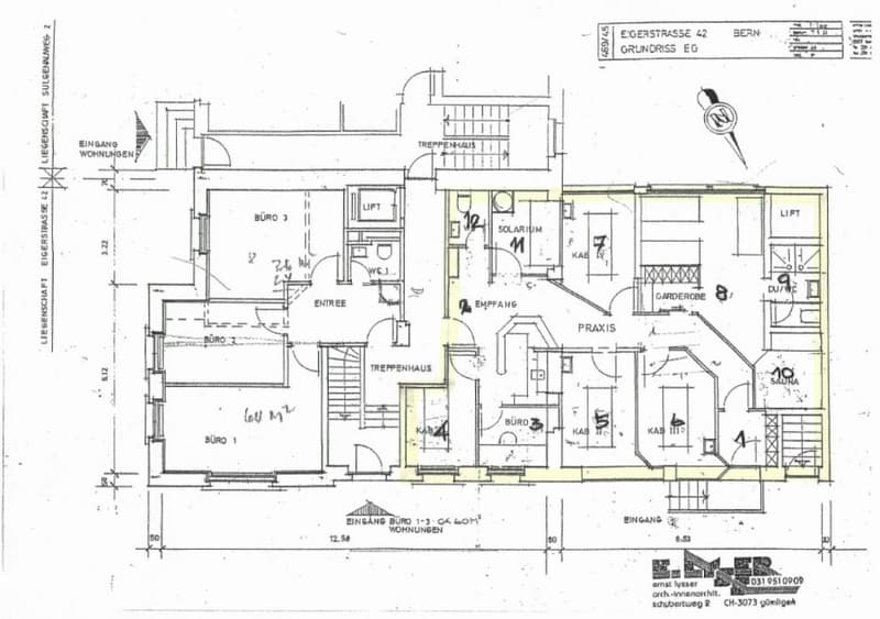 Eigerplatz - Helle und grosszügiger Gewerberaum mit 8 Zimmer zu vermieten! (12)