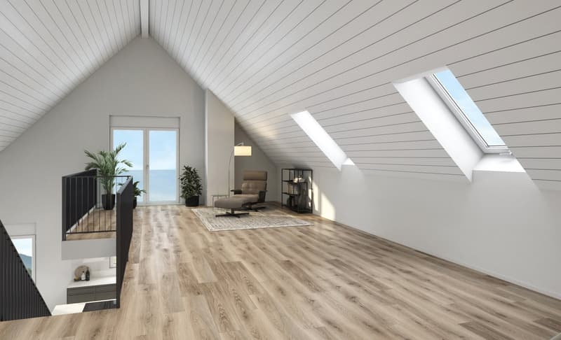 Moderne 4.5-Zimmer-Dachgeschosswohnung mit Galerie an ruhiger Lage von Etziken (11)