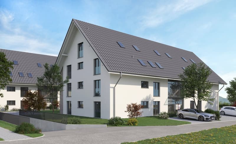 Moderne 3.5-Zimmer-Dachgeschosswohnung in ruhiger Lage von Etziken (2)
