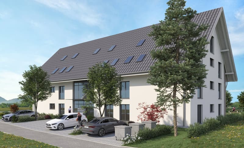 Moderne 3.5-Zimmer-Dachgeschosswohnung in ruhiger Lage von Etziken (1)