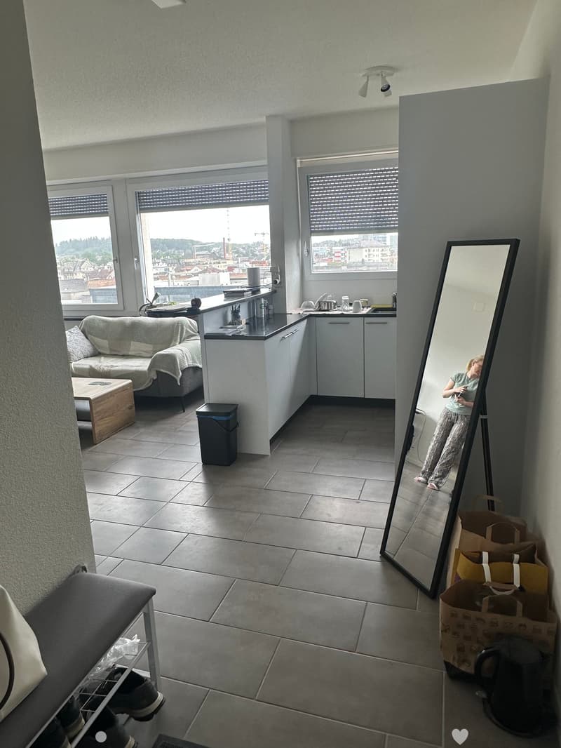 Lumineux appartement de 2 pièces avec balcon au 6e étage – Bienne (3)