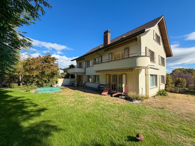 Baulandparzelle mit bestehendem Dreiparteienhaus (10)