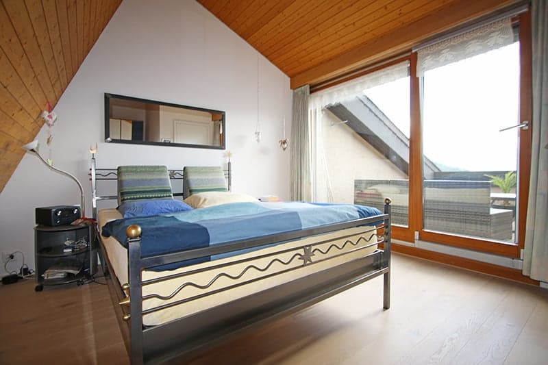 Dachzimmer-Charme mit Weitsicht-Balkon