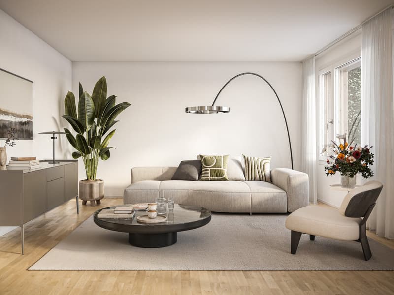 Exklusive 4.5-Zimmer-Neubauwohnung mit hochwertigem Ausbaustandard - Modern wohnen in der Eymatt (2)