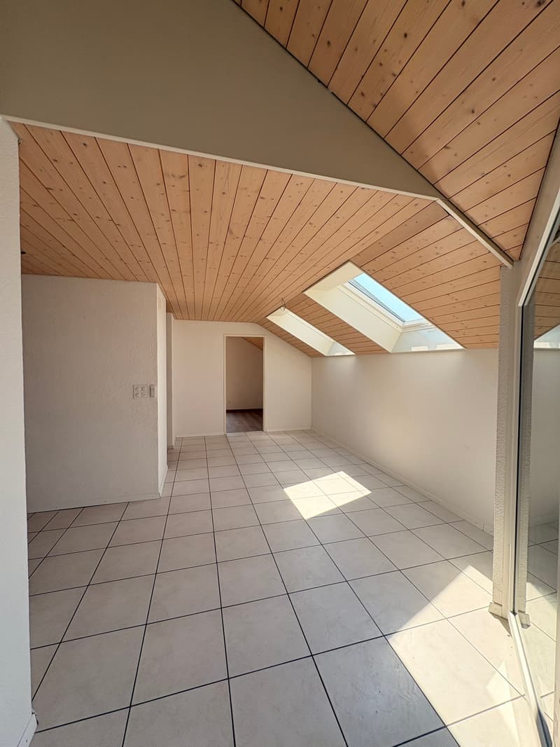 Wunderschöne preisgünstige Dachwohnung mit Cheminée, ruhig und doch zentral (11)