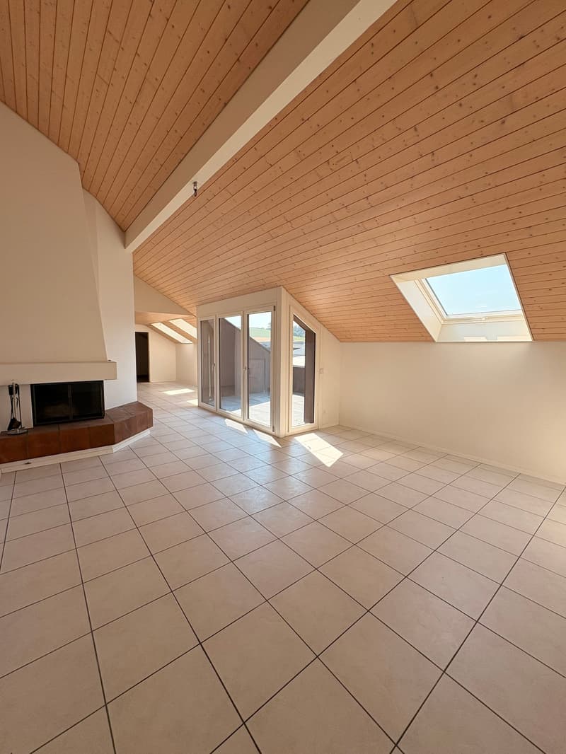 Wunderschöne preisgünstige Dachwohnung mit Cheminée, ruhig und doch zentral (4)