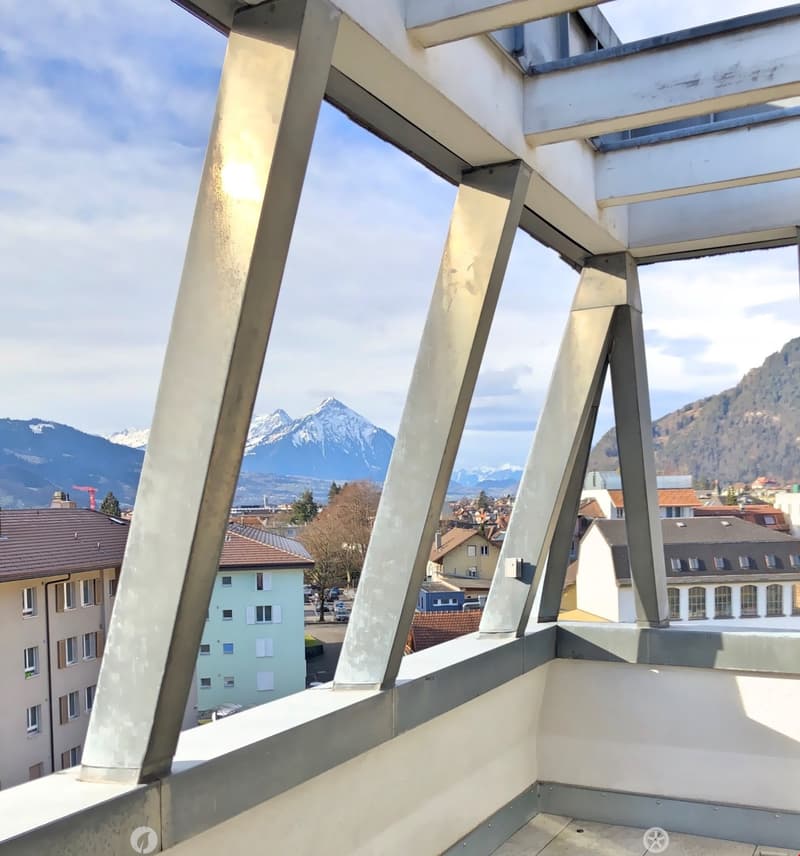 Grosszügige 3.5-Zimmer-Dachwohnung mit Terrasse und Bergsicht (6)