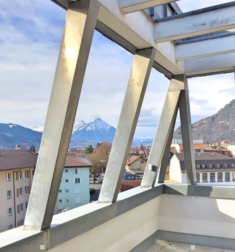 Grosszügige 3.5-Zimmer-Dachwohnung mit Terrasse und Bergsicht (6)