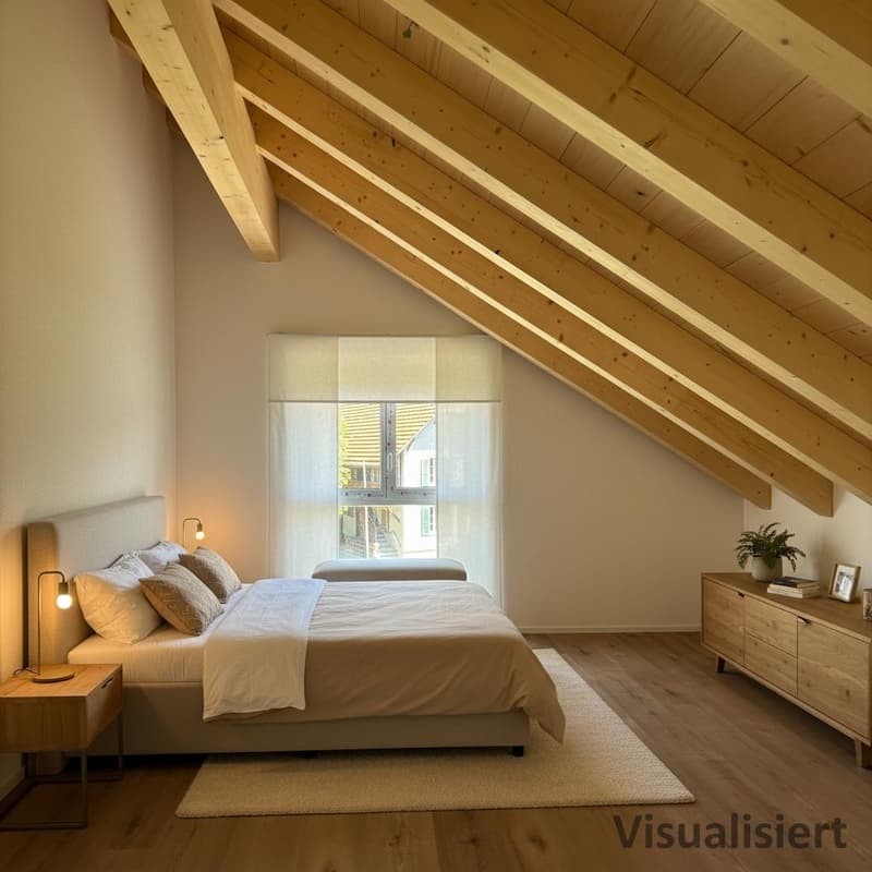 Schlafzimmer - visualisiert