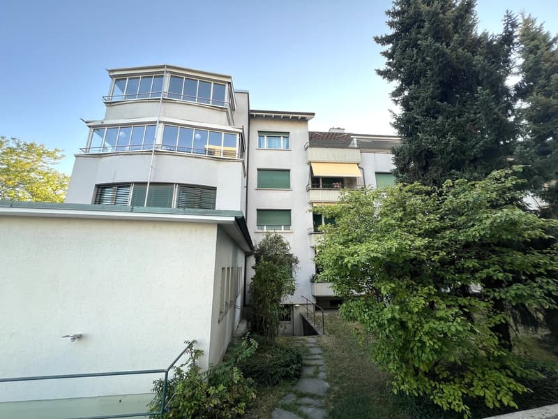 Ansicht Balkonseite S/W