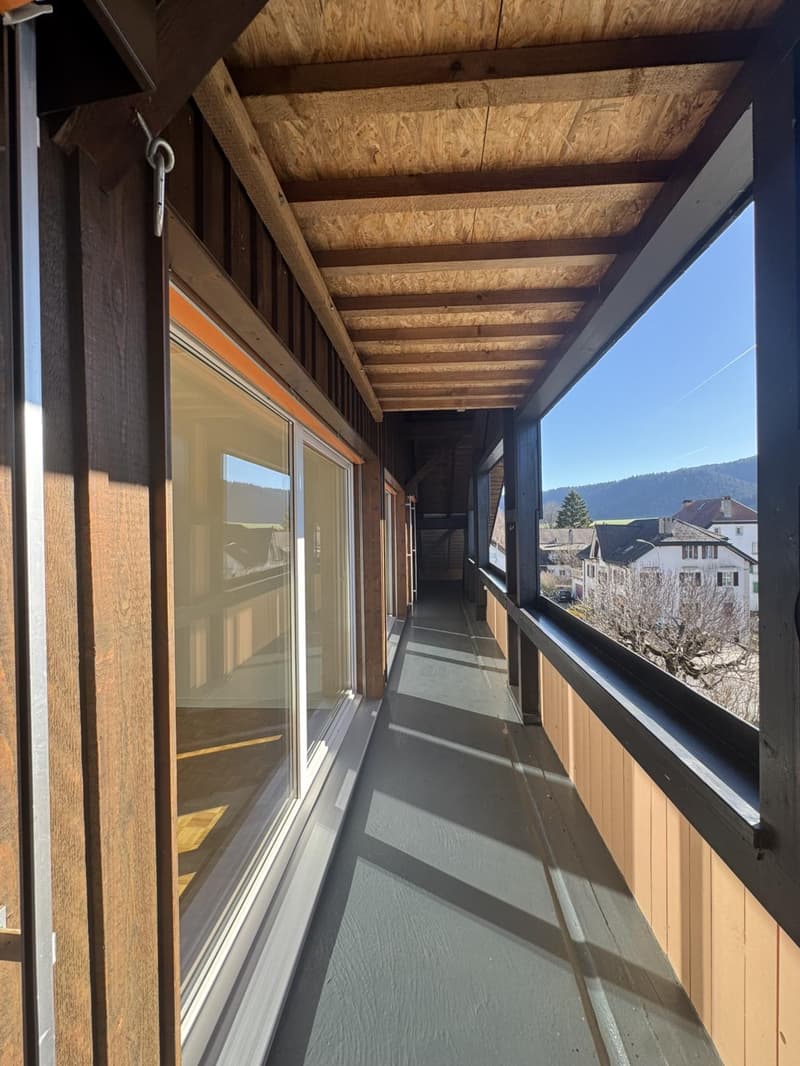 Grand appartement 4 pièces de 115 m² avec balcon ? La Sagne (8)