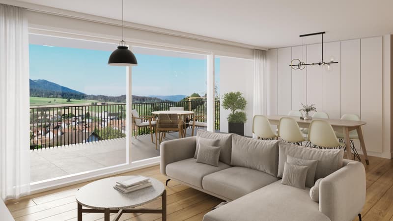 Appartement neuf de 3 pièces avec balcon orienté plein sud (1)