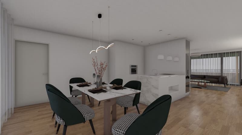Moderne 3.5-Zimmer-Wohnung mit 2 Balkons – Neubau 2026 (1)