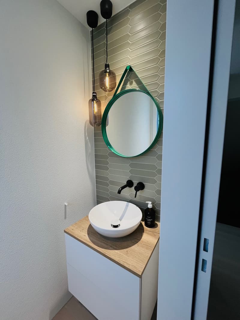 Separates Gäste-WC im Erdgeschoss