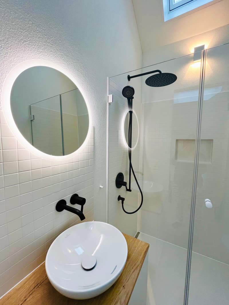 Badezimmer im Attikageschoss