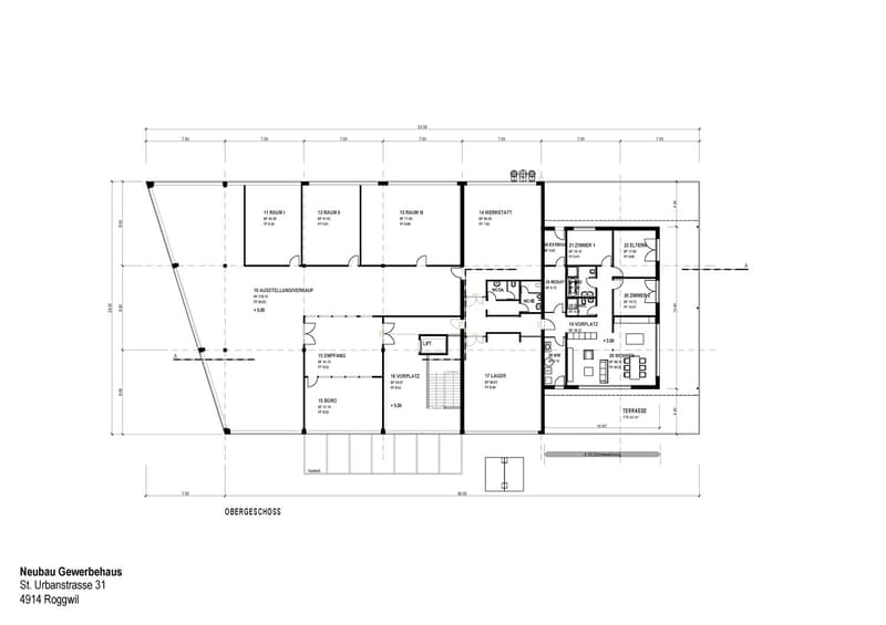 Living area, kitchen, 5 bedrooms, 3 bathrooms, terrace