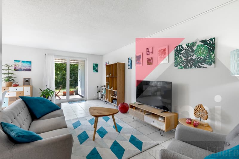 Appartement de 3,5 pièces avec jardin entre Fribourg et Bern (4)