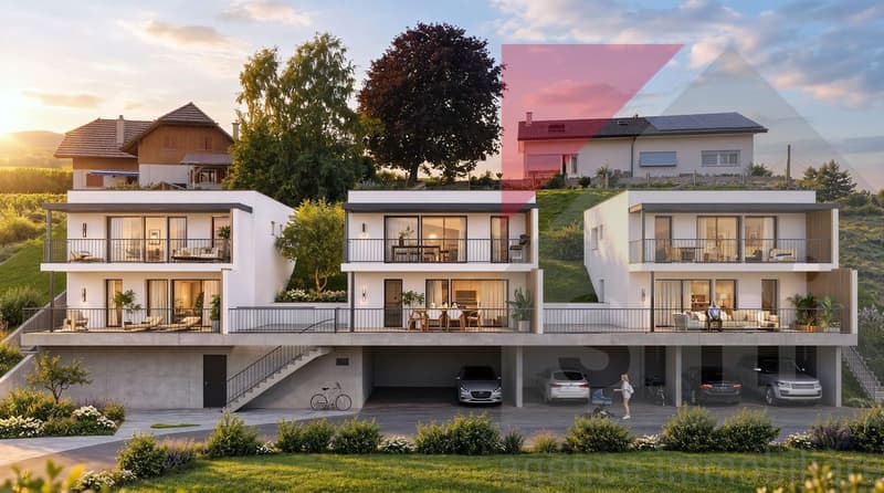 Promotion de 3 villas individuelles : La Côte 12, Le Bry (6)