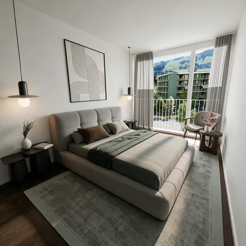 Neubau 2.5-Zimmer-Wohnung in Zug (2)