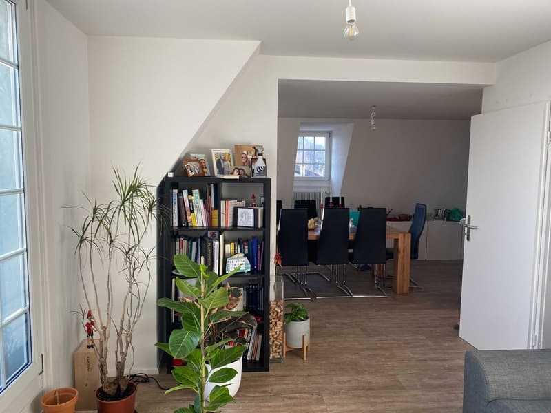 Grosse, heimelige 3,5 Zimmer Dachwohnung mit Balkon (10)