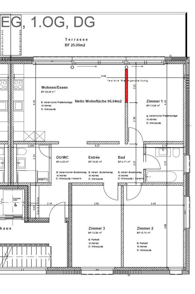 Moderne 3 ½-Zimmerwohnung mit grosser Terrasse (8)