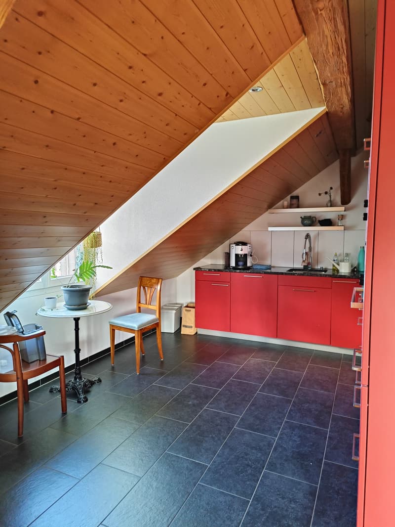Helle 3 1/2-Zimmer-Dachwohnung mit Terrasse in Galmiz (8)