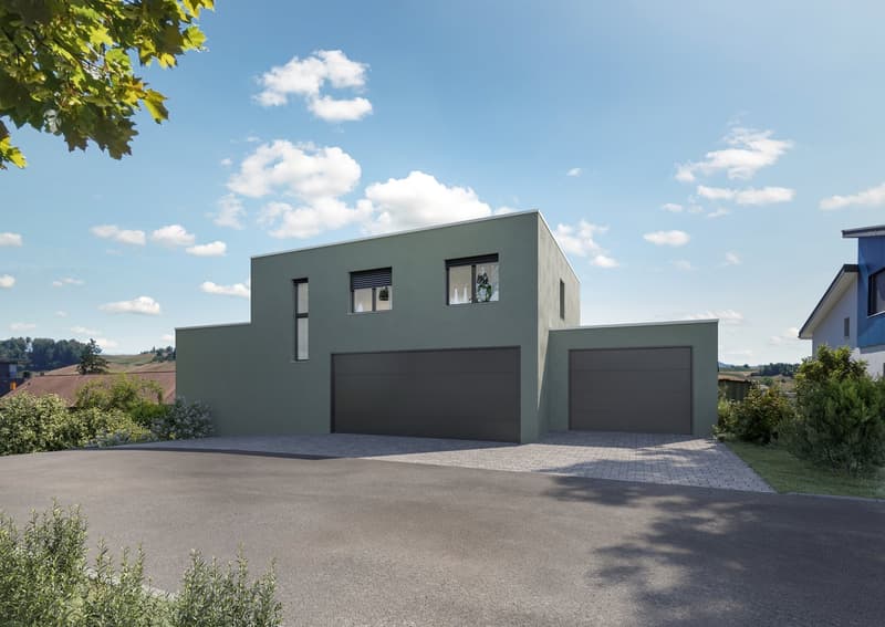 Die Gelegenheit! Im Zentrum von Worb, freistehendes Einfamilienhaus mit Weitsicht! (2)