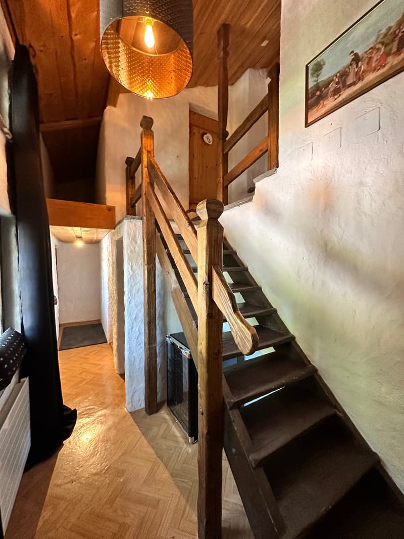 Zugang zu Hotelzimmer im DG