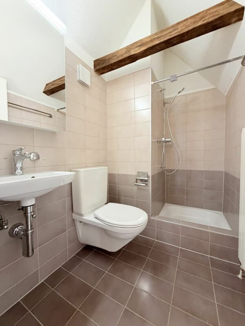 Badezimmer mit Dusche