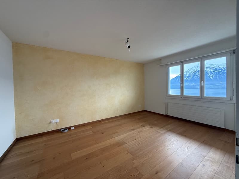 Traumaussicht auf den Thunersee: Grosszügige 2.5-Zimmer-Erdgeschosswohnung in Oberhofen (8)