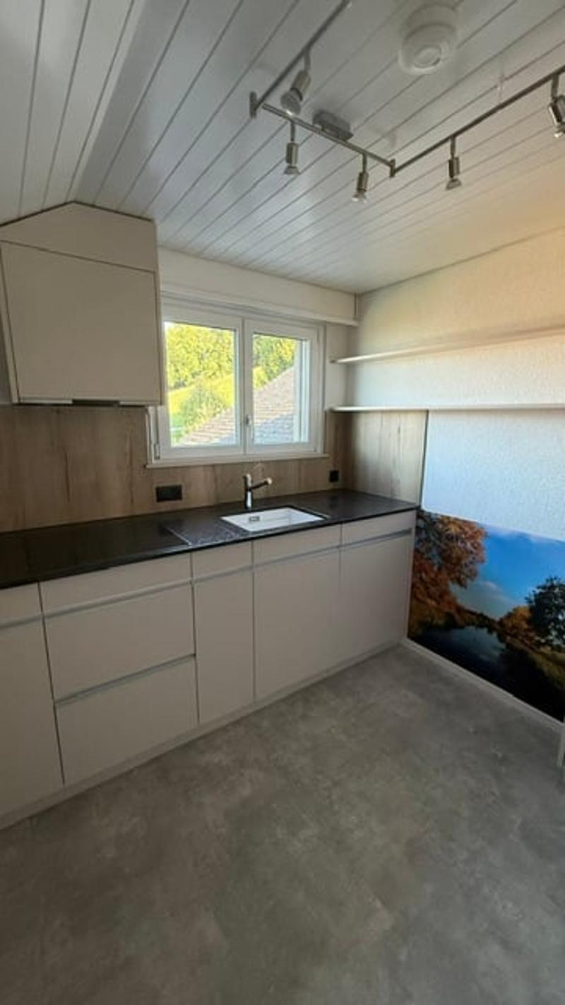 Charmante 4-Zimmer-Dachwohnung mit traumhaftem See- und Bergblick in Oberhofen am Thunersee (5)