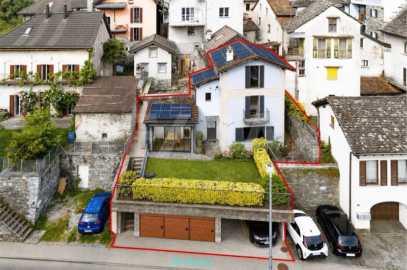 Casa con giardino e 4 posteggi (4)